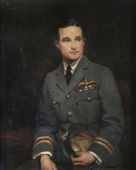 Wikioo.org - The Encyclopedia of Fine Arts - Painting, Artwork by Cowan Dobson - Flight Lieutenant Andrew Weatherby Beauchamp Proctor (1894–1921), VC, DSO, MC, DFC, Royal Air Force