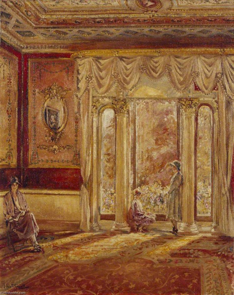 Wikioo.org - The Encyclopedia of Fine Arts - Painting, Artwork by Joseph William Topham Vinall - South East Drawing Room (south wing)
