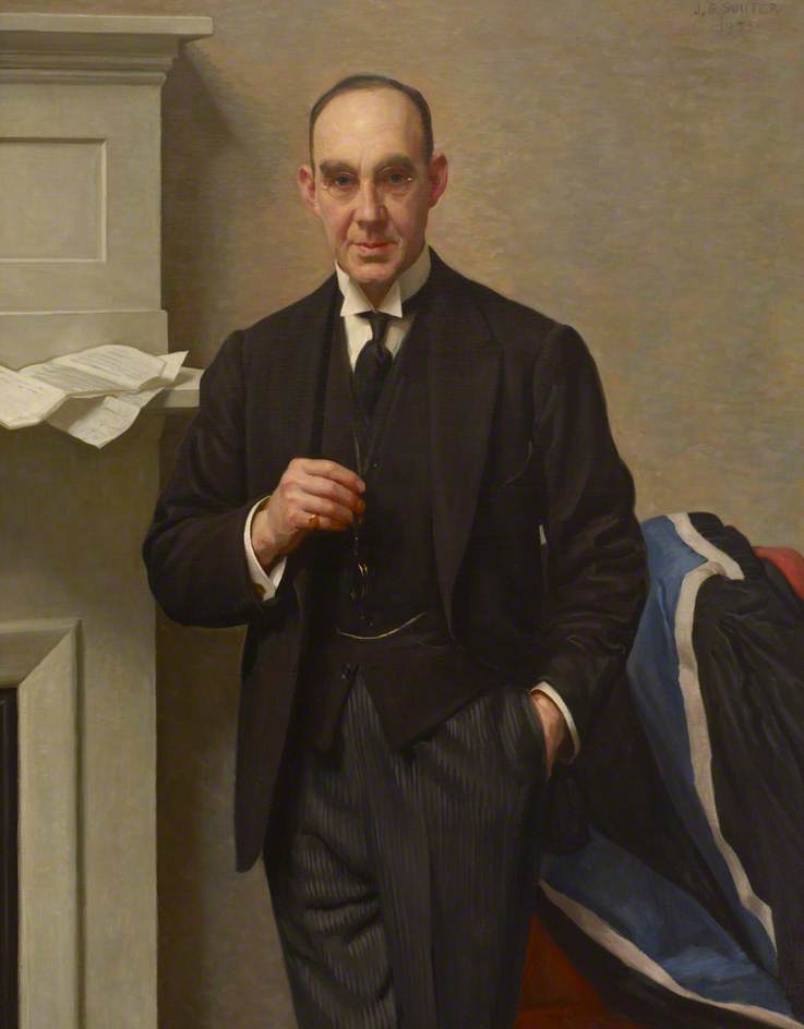 Wikioo.org - The Encyclopedia of Fine Arts - Painting, Artwork by John Bulloch Souter - Sir William Fletcher Shaw (1878–1961), President of the Royal College of Obstetricians and Gynaecologists (1938–1942)