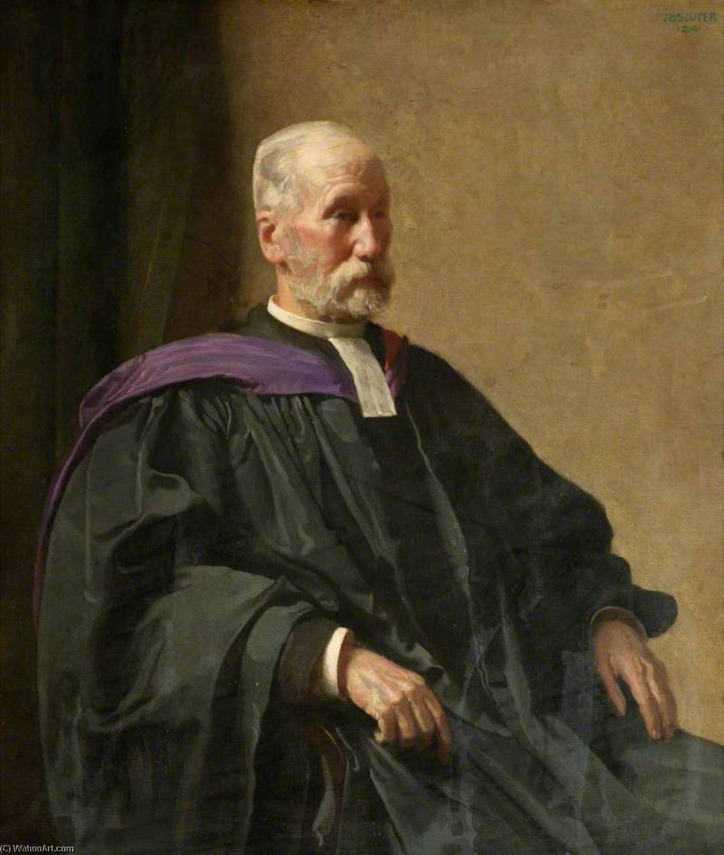 Wikioo.org - The Encyclopedia of Fine Arts - Painting, Artwork by John Bulloch Souter - Reverend Dr William Straton Bruce (1846–1933), Minister of Banff (1873–1925)