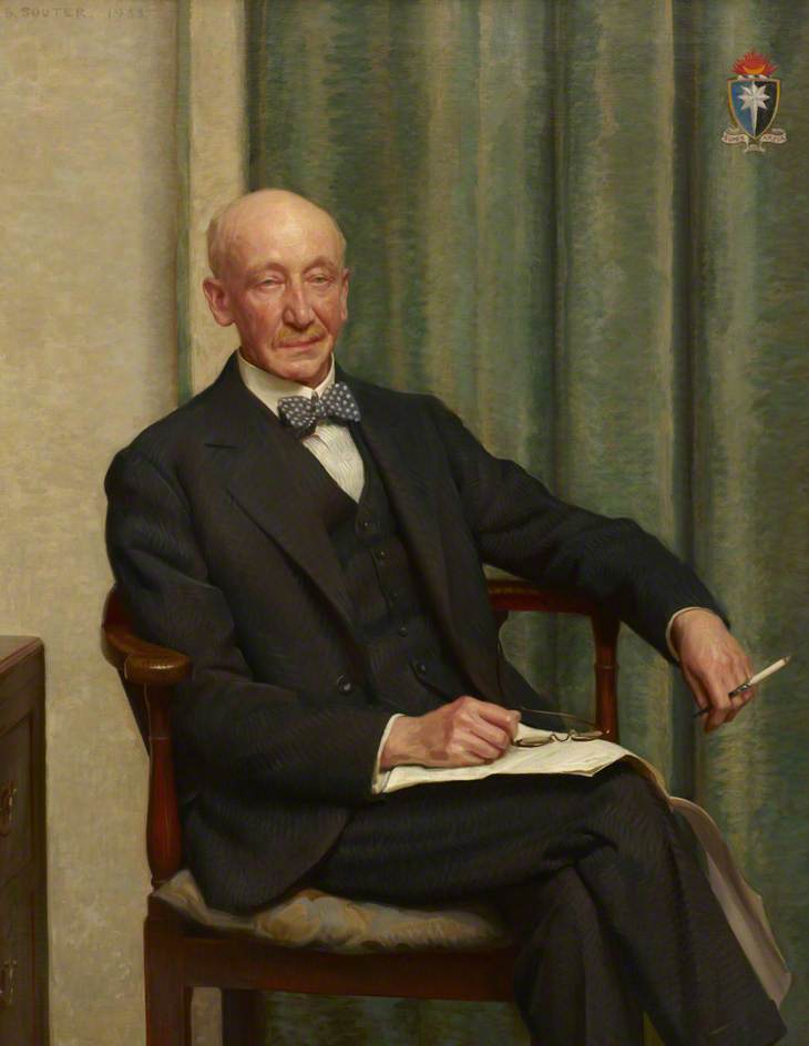 Wikioo.org - The Encyclopedia of Fine Arts - Painting, Artwork by John Bulloch Souter - Sir John Shields Fairbairn (1865–1944), President of the Royal College of Obstetricians and Gynaecologists (1932–1935)
