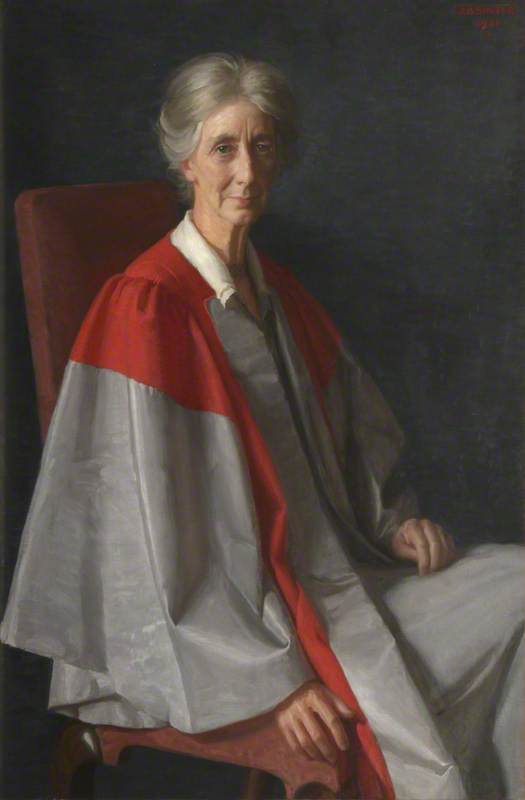 Wikioo.org - The Encyclopedia of Fine Arts - Painting, Artwork by John Bulloch Souter - Eleanor Constance Lodge, MA, DLitt, Vice Principal (1906–1921), Honorary Fellow (1926)