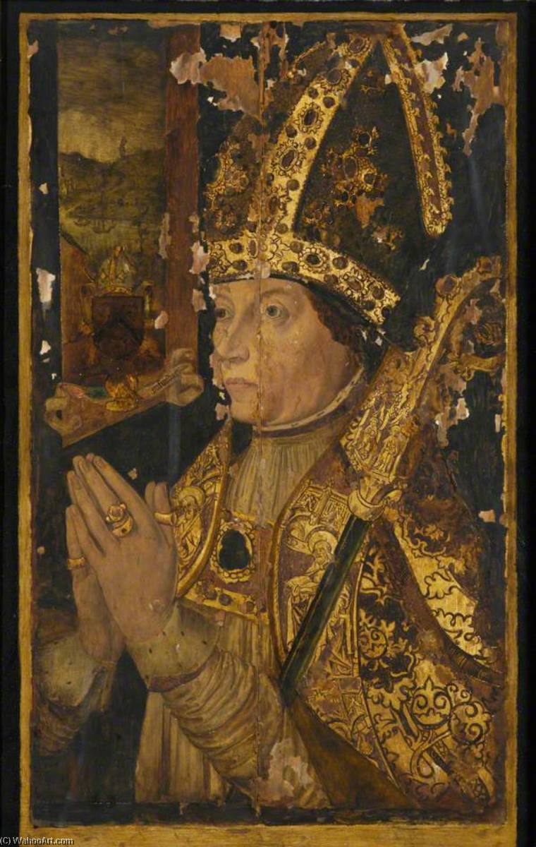 Wikioo.org - The Encyclopedia of Fine Arts - Painting, Artwork by John Bulloch Souter - William Elphinstone (1431–1514), Bishop of Aberdeen (copy of an earlier painting)