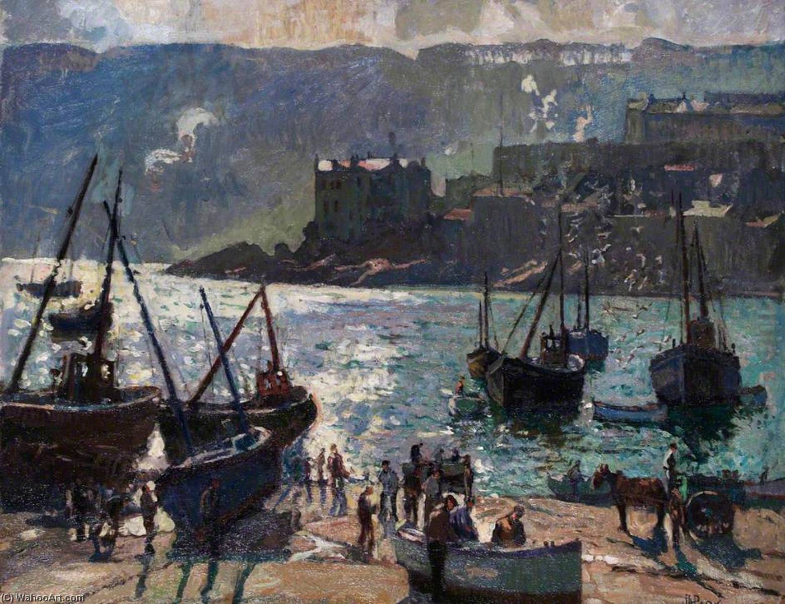 Wikioo.org – L'Encyclopédie des Beaux Arts - Peinture, Oeuvre de John Anthony Park - bord de  au  marée