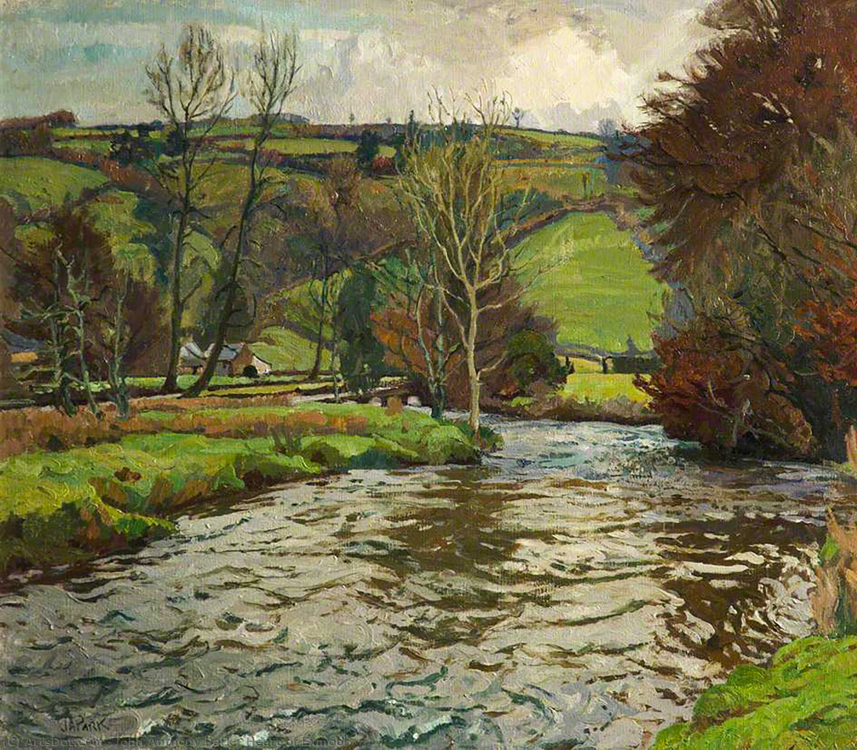 Wikioo.org - The Encyclopedia of Fine Arts - Painting, Artwork by John Anthony Park - Heart of Exmoor