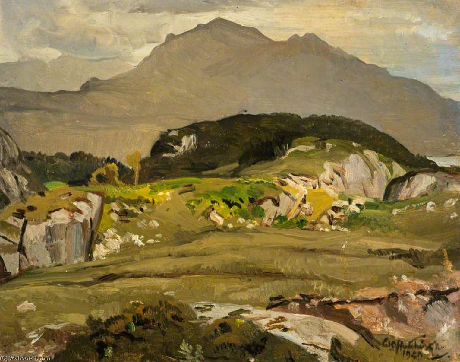 Wikioo.org - The Encyclopedia of Fine Arts - Painting, Artwork by William Oliphant Hutchison - In Ross shire