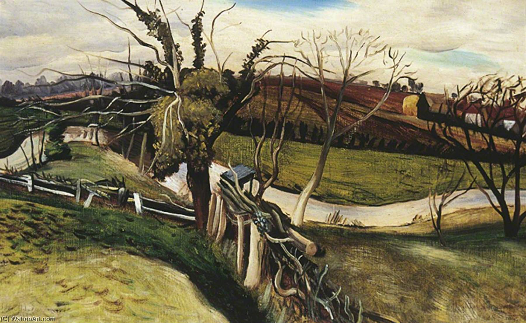 Wikioo.org - The Encyclopedia of Fine Arts - Painting, Artwork by John Arthur Malcolm Aldridge - The River Pant