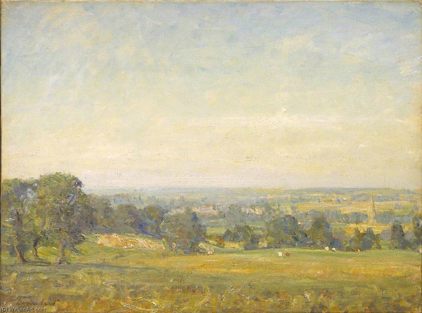 Wikioo.org - The Encyclopedia of Fine Arts - Painting, Artwork by Reginald Grange Brundrit - Nutwith Common, Masham