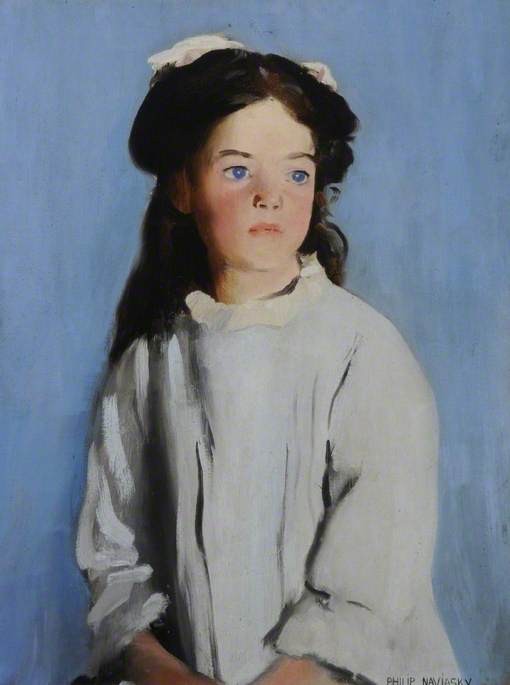 WikiOO.org - Енциклопедія образотворчого мистецтва - Живопис, Картини
 Philip Naviasky - Girl in Grey