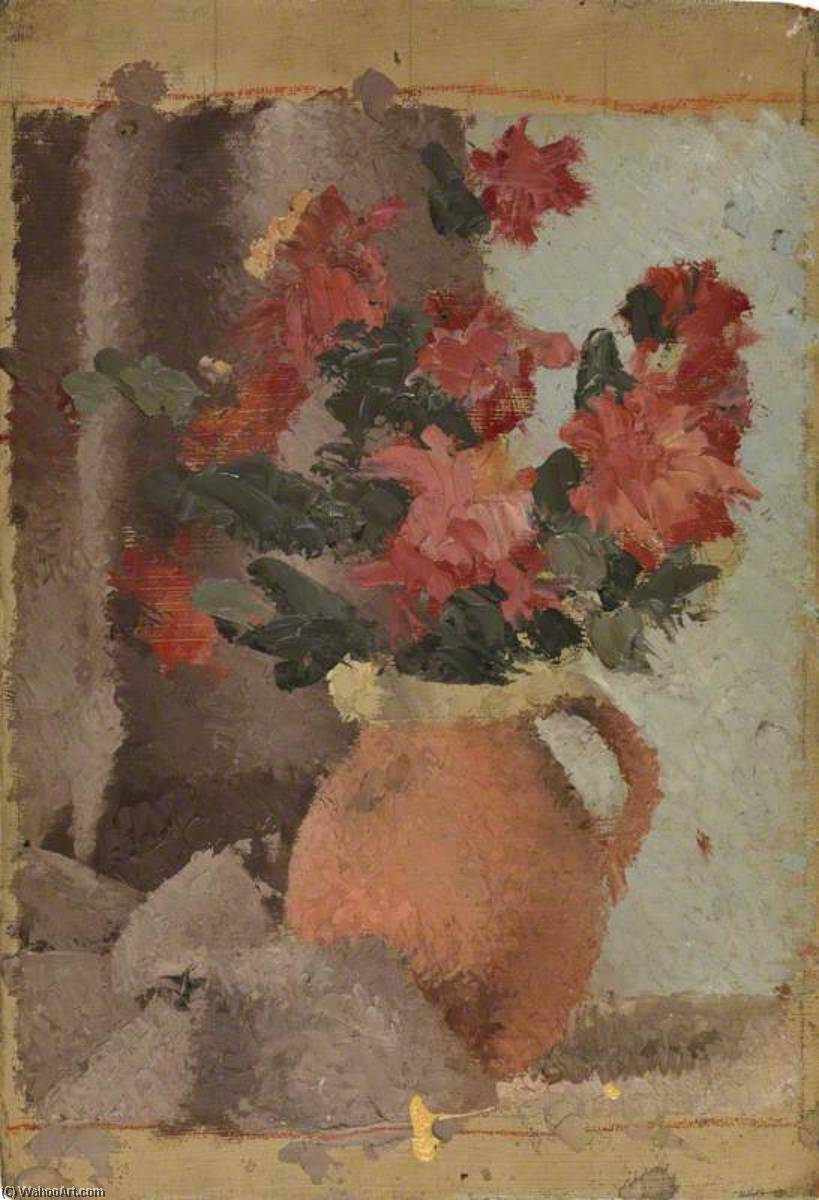 Wikioo.org - Bách khoa toàn thư về mỹ thuật - Vẽ tranh, Tác phẩm nghệ thuật Jesse Dale Cast - Vase of Flowers
