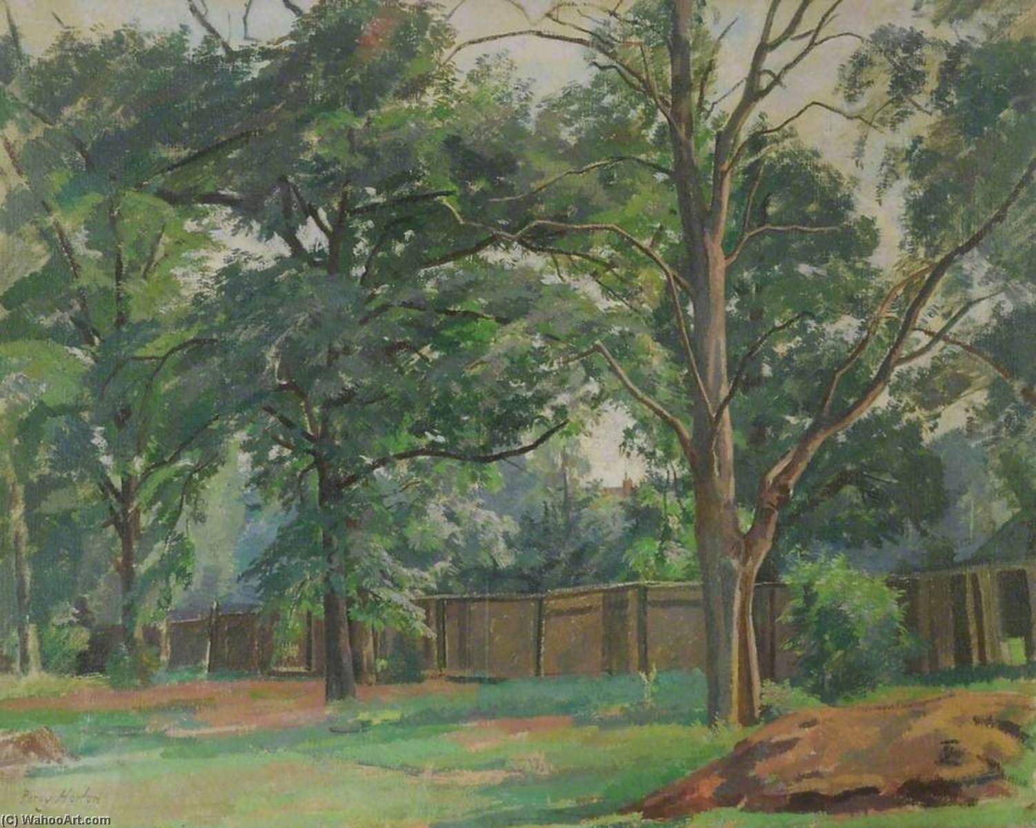 Wikioo.org - The Encyclopedia of Fine Arts - Painting, Artwork by Percy Frederick Horton - Dulwich Trees