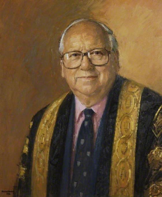 Wikioo.org - The Encyclopedia of Fine Arts - Painting, Artwork by Michael Noakes - Sir Denys Henderson (b.1932), Chancellor (1992–1998)
