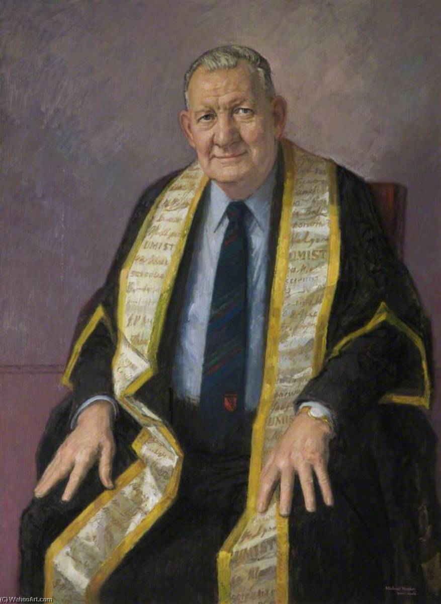 Wikioo.org - The Encyclopedia of Fine Arts - Painting, Artwork by Michael Noakes - Professor Sir Rowland Smith, Chancellor (1996–2002)