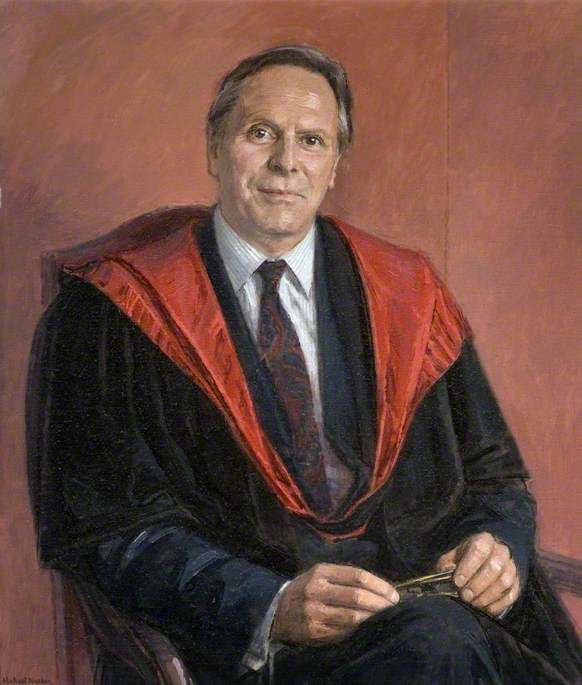 Wikioo.org - The Encyclopedia of Fine Arts - Painting, Artwork by Michael Noakes - Mr D. M. W. Bolton (b.1936), Headmaster (1982–1994)
