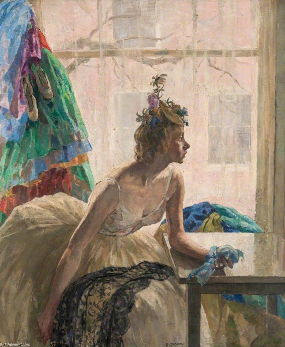 Wikioo.org – L'Enciclopedia delle Belle Arti - Pittura, Opere di Ethel Leontine Gabain - il piccolo ballerina