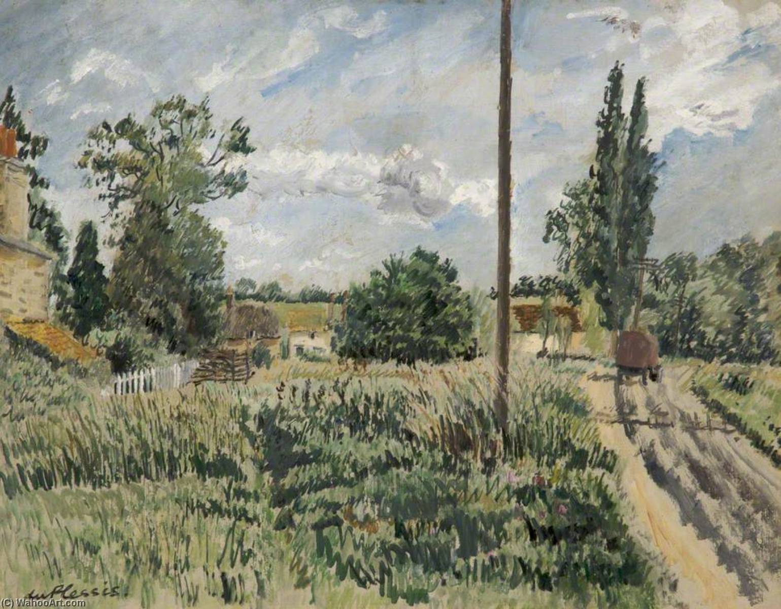 WikiOO.org - Encyclopedia of Fine Arts - Maalaus, taideteos Enslin Du Plessis - Landscape, Buckinghamshire