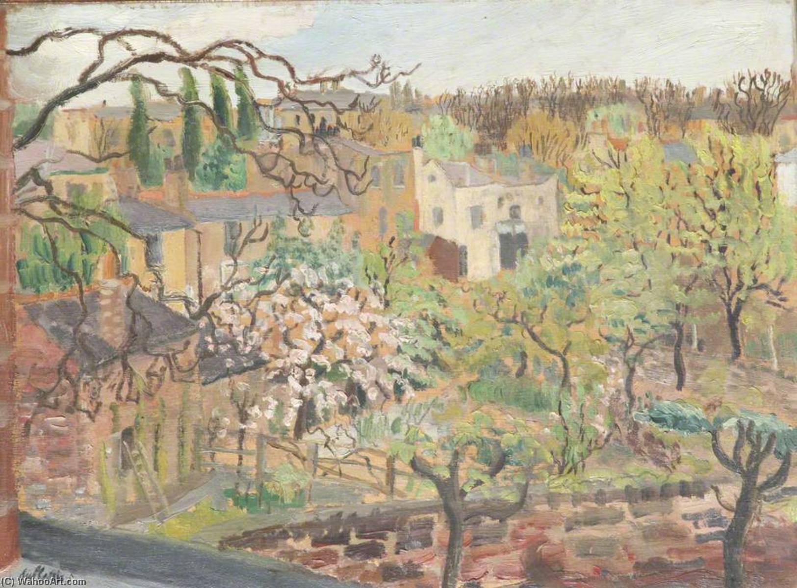 Wikioo.org - The Encyclopedia of Fine Arts - Painting, Artwork by Enslin Du Plessis - Spring in Hampstead