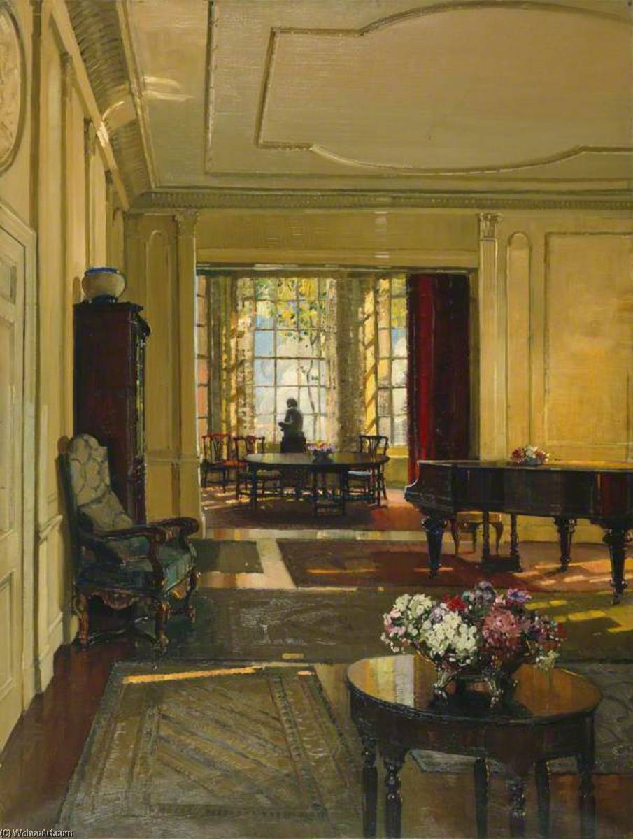 Wikioo.org - The Encyclopedia of Fine Arts - Painting, Artwork by Herbert Davis Richter - An Artist's Home