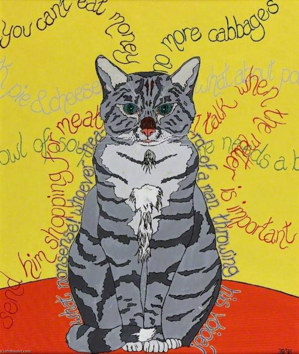 Wikioo.org - The Encyclopedia of Fine Arts - Painting, Artwork by Dez Quarréll - The Talking Cat