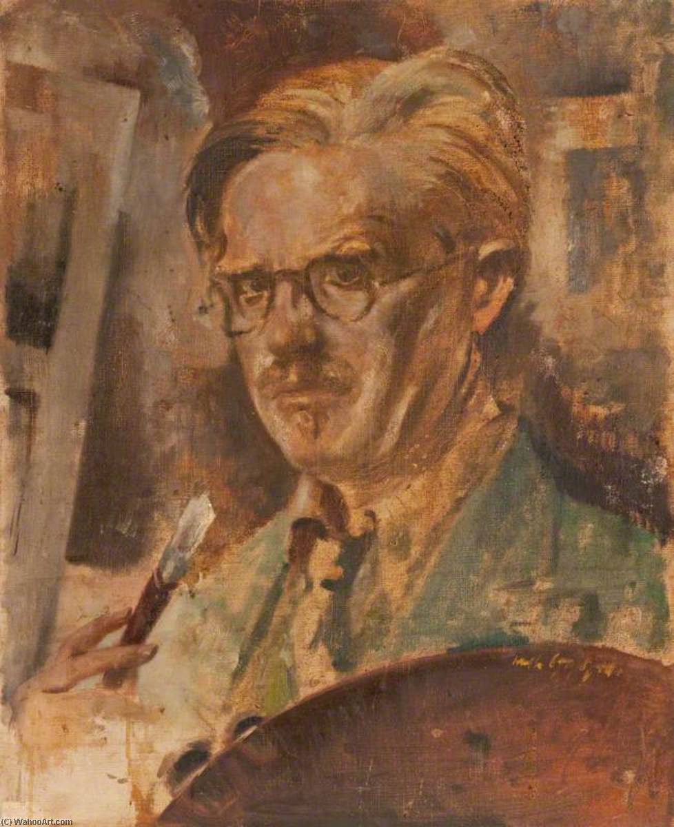 Wikioo.org - The Encyclopedia of Fine Arts - Painting, Artwork by Hugh Adam Crawford - Self Portrait