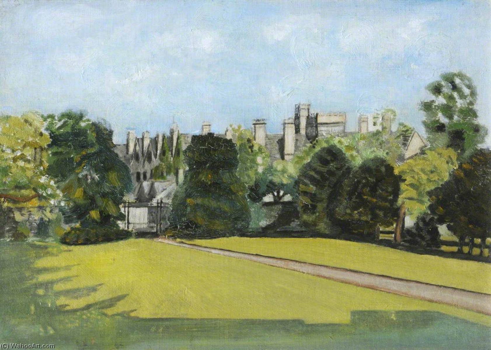 Wikioo.org - The Encyclopedia of Fine Arts - Painting, Artwork by Cyril Norman Hinshelwood - The College Garden