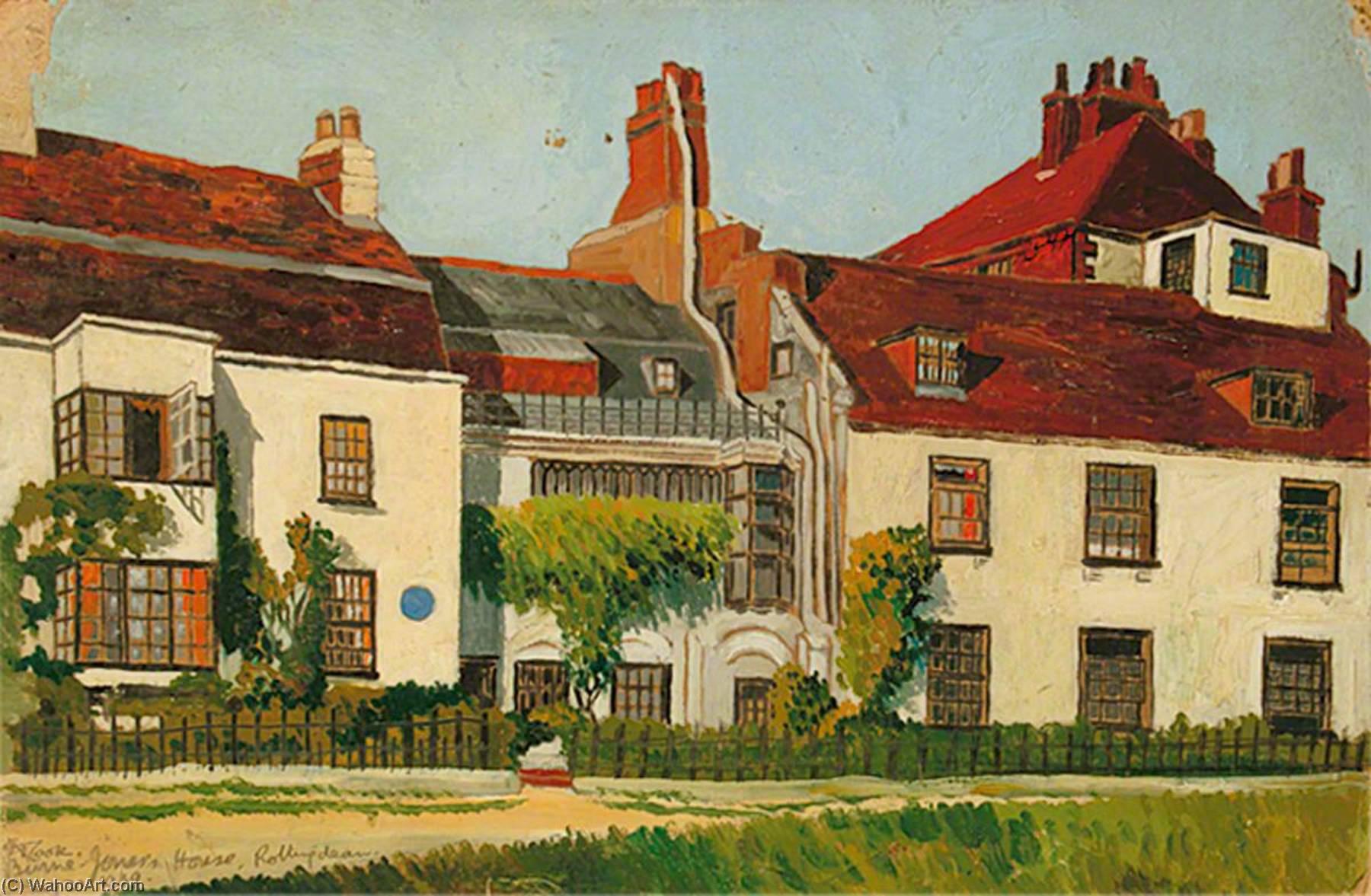 WikiOO.org - Εγκυκλοπαίδεια Καλών Τεχνών - Ζωγραφική, έργα τέχνης Eric Trayler Cook - Burne Jones's House, Rottingdean, East Sussex