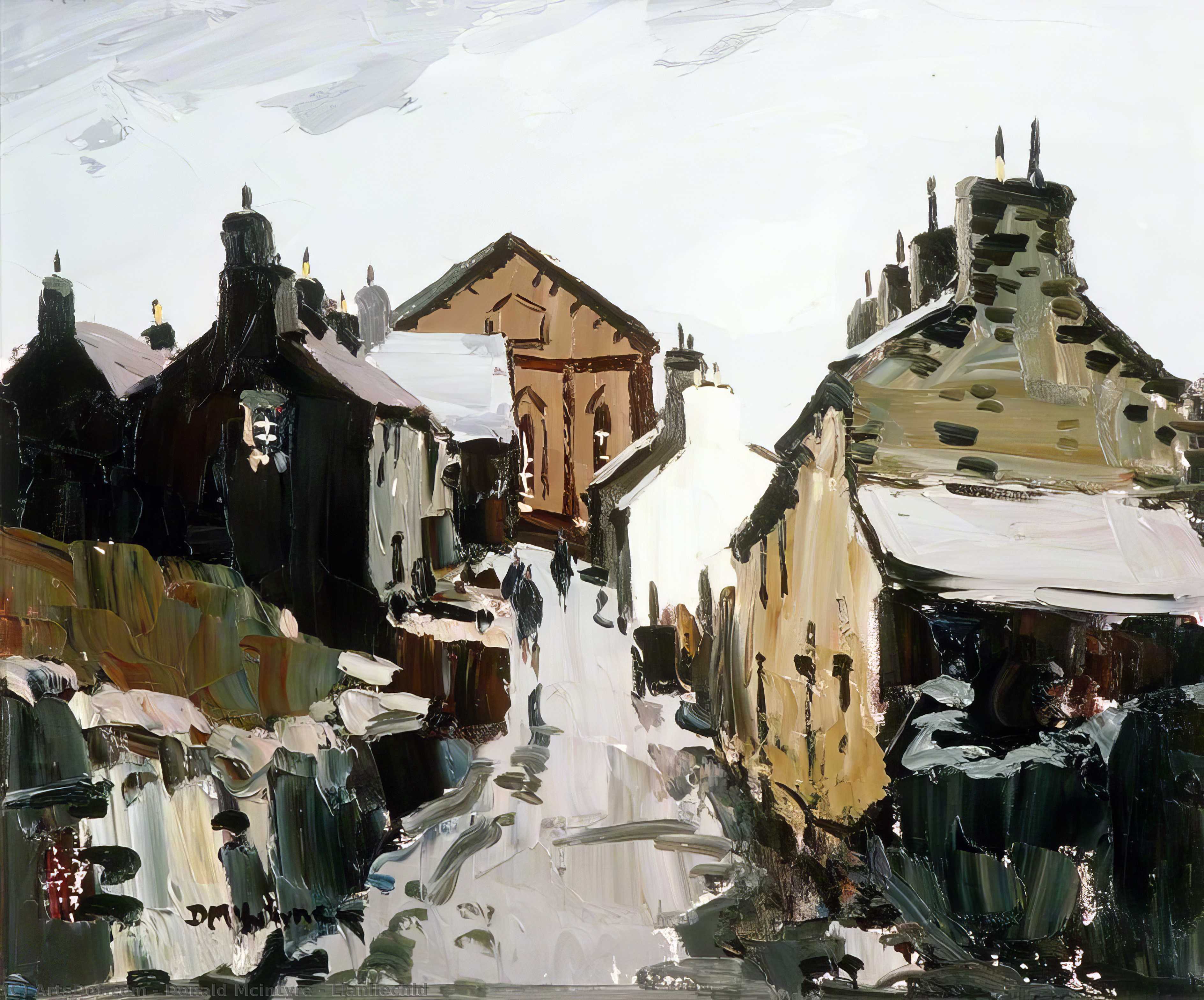 Wikioo.org - The Encyclopedia of Fine Arts - Painting, Artwork by Donald Mcintyre - Llanllechid