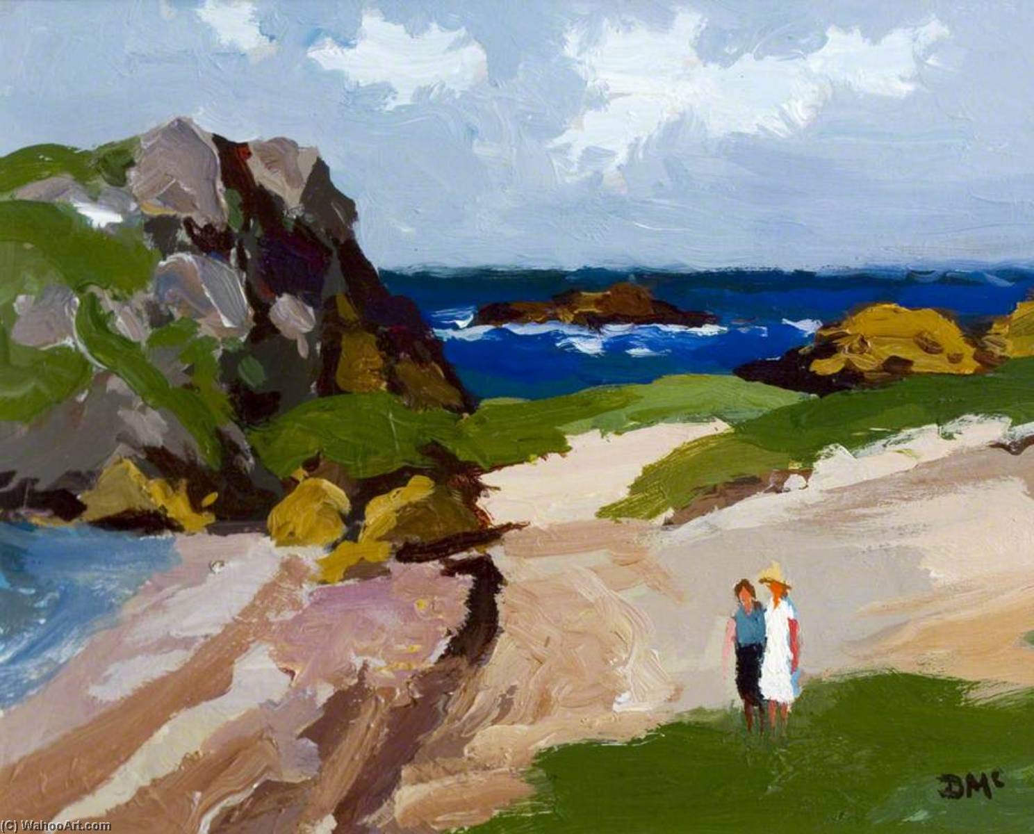 Wikioo.org - The Encyclopedia of Fine Arts - Painting, Artwork by Donald Mcintyre - Iona Shore, No.1