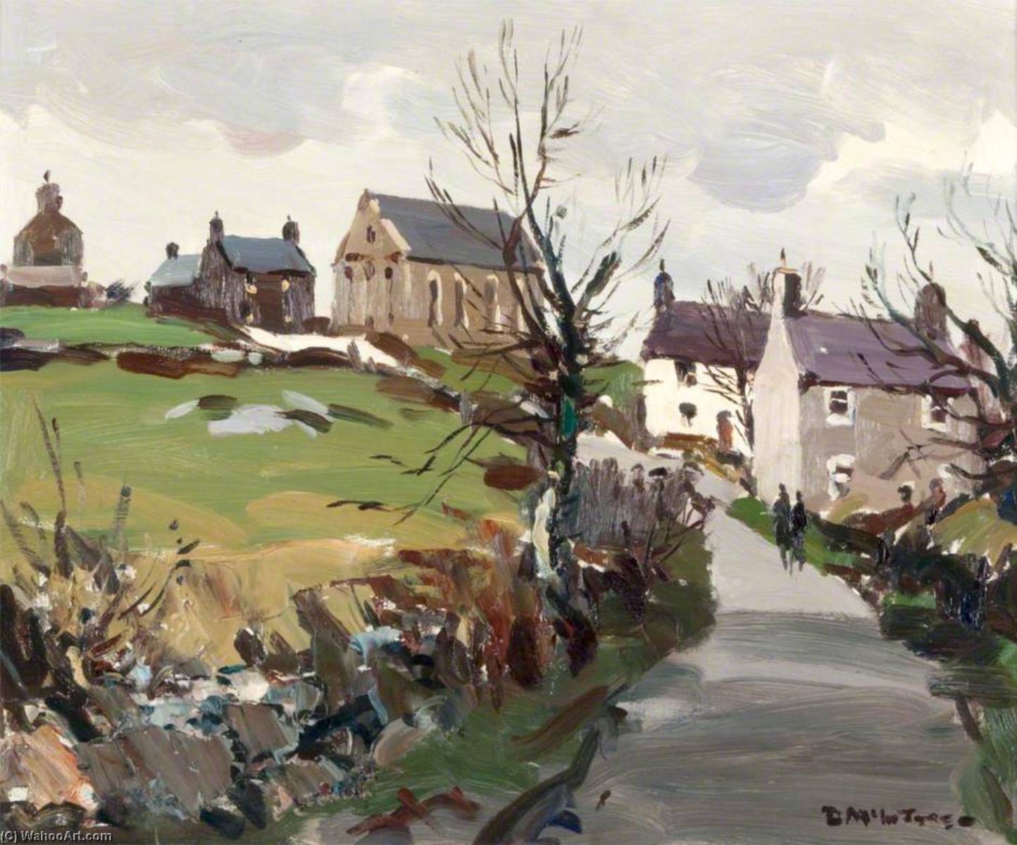 Wikioo.org - The Encyclopedia of Fine Arts - Painting, Artwork by Donald Mcintyre - Anglesey Road