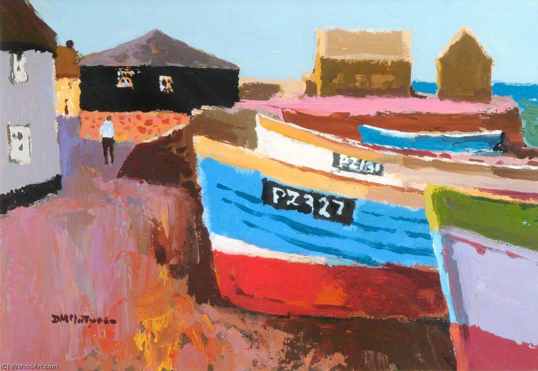 Wikioo.org - The Encyclopedia of Fine Arts - Painting, Artwork by Donald Mcintyre - Boats