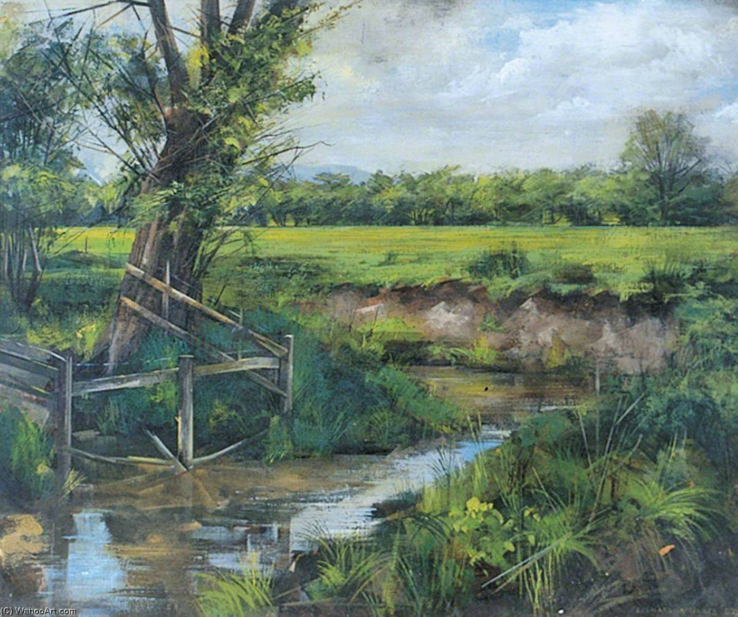 Wikioo.org - The Encyclopedia of Fine Arts - Painting, Artwork by Leonard Appelbee - The Watering Place