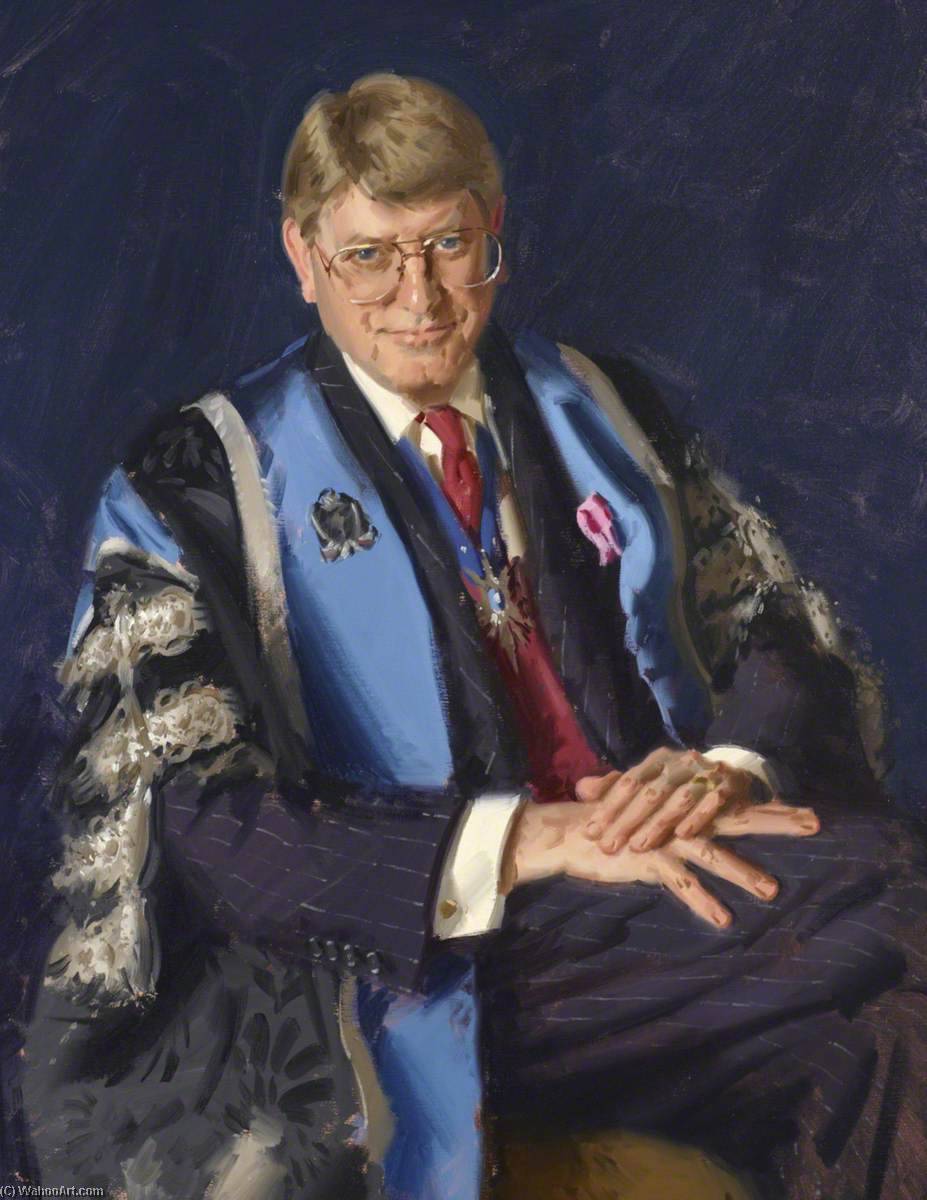 Wikioo.org - The Encyclopedia of Fine Arts - Painting, Artwork by Andrew Festing - Professor William Dunlop, President of the Royal College of Obstetricians and Gynaecologists (2001–2004)