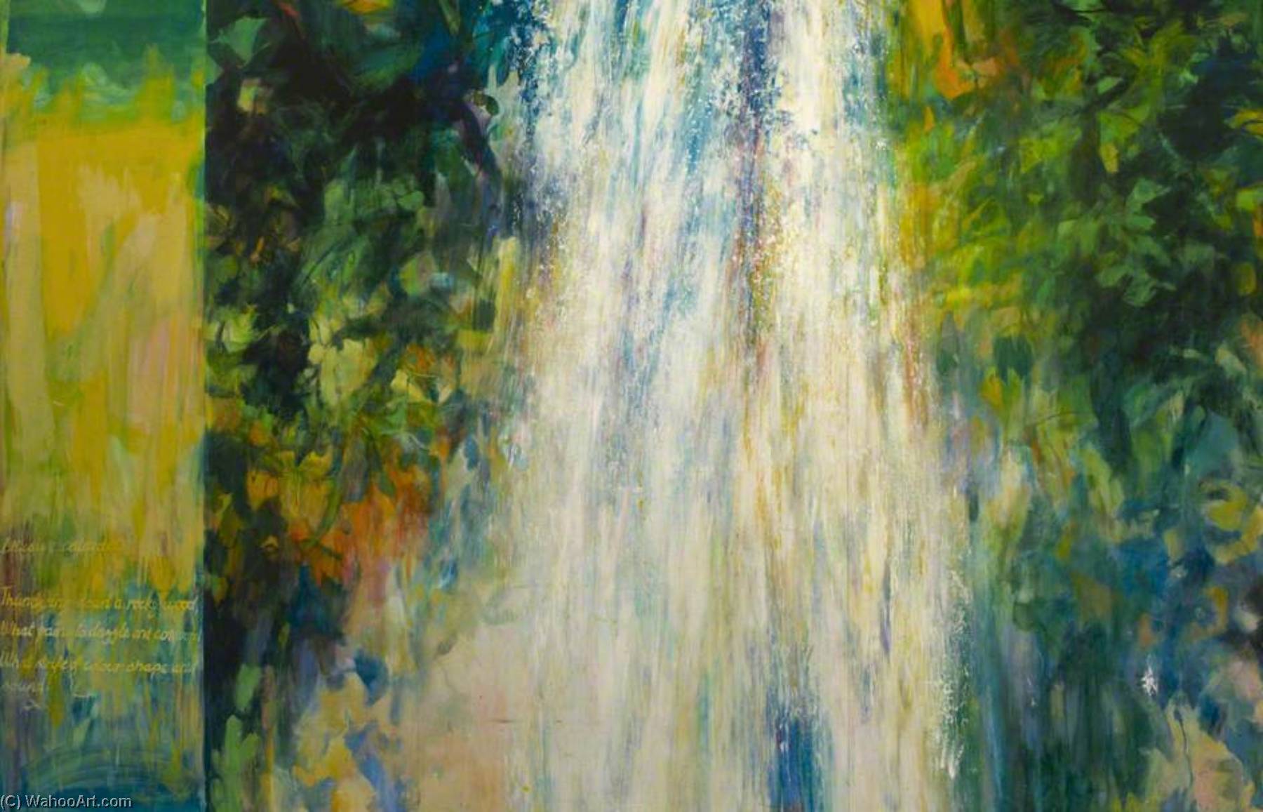 Wikioo.org - The Encyclopedia of Fine Arts - Painting, Artwork by Melvyn Chantrey - Waterfalls (panel 7 of 12)