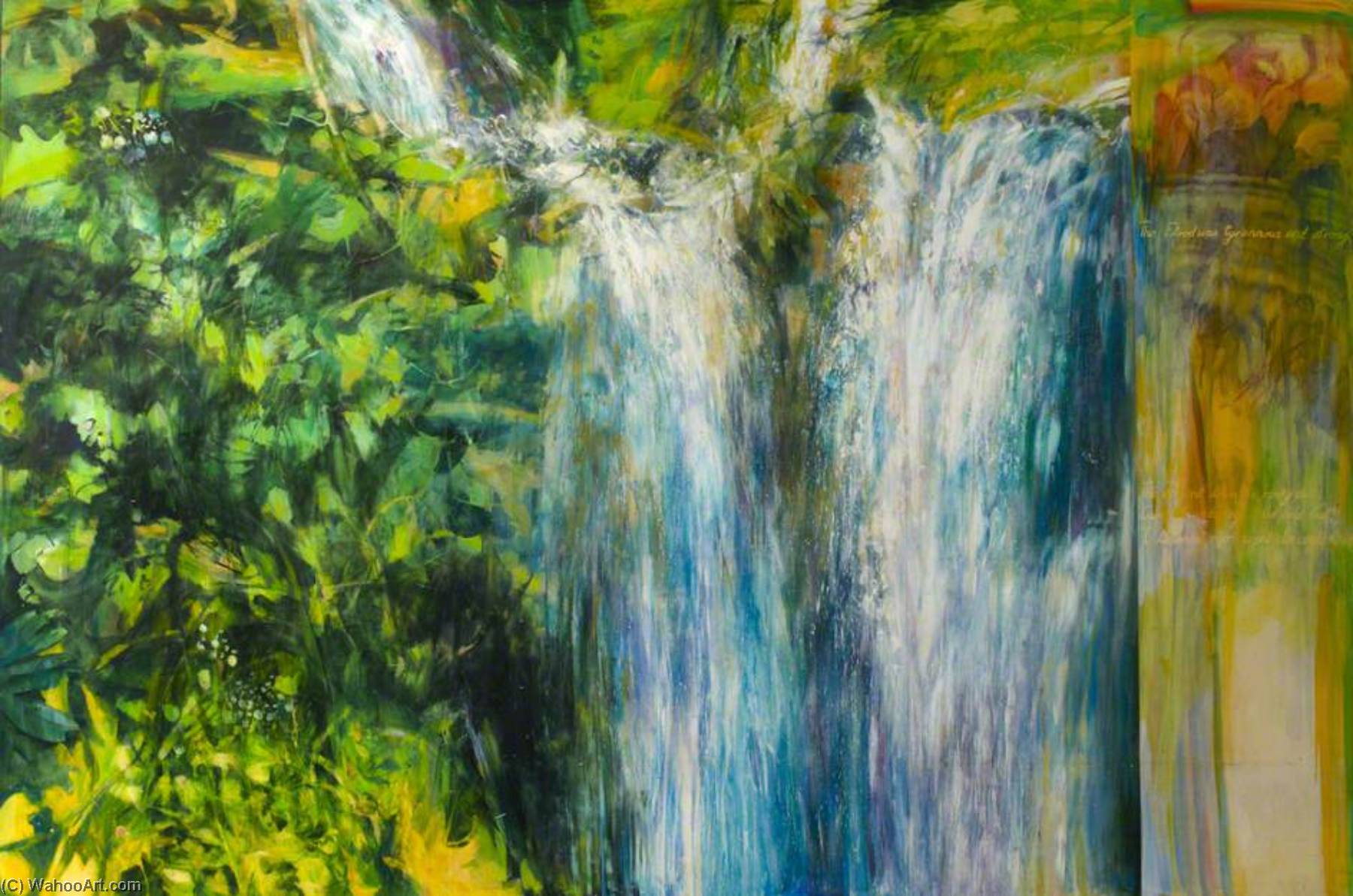 Wikioo.org - Bách khoa toàn thư về mỹ thuật - Vẽ tranh, Tác phẩm nghệ thuật Melvyn Chantrey - Waterfalls (panel 12 of 12)