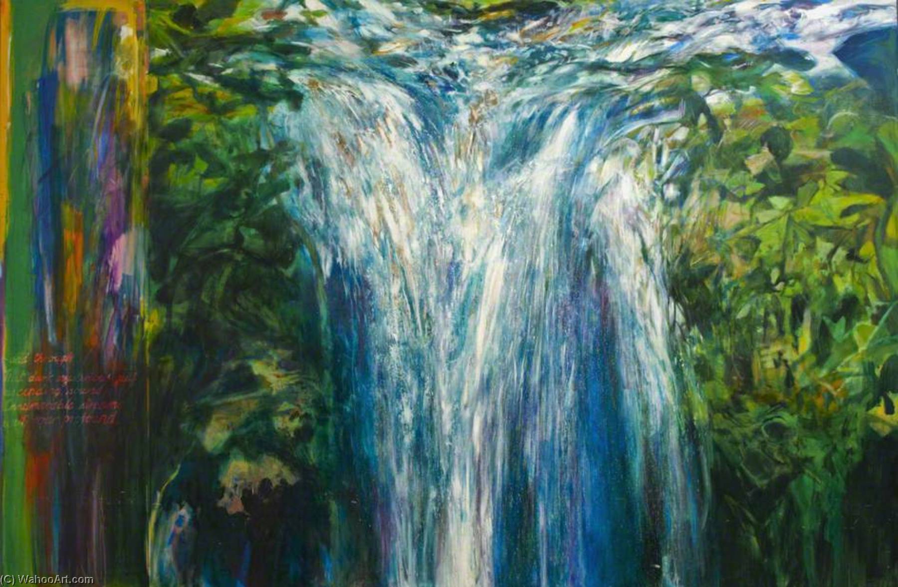 WikiOO.org - Encyclopedia of Fine Arts - Lukisan, Artwork Melvyn Chantrey - Waterfalls (panel 4 of 12)