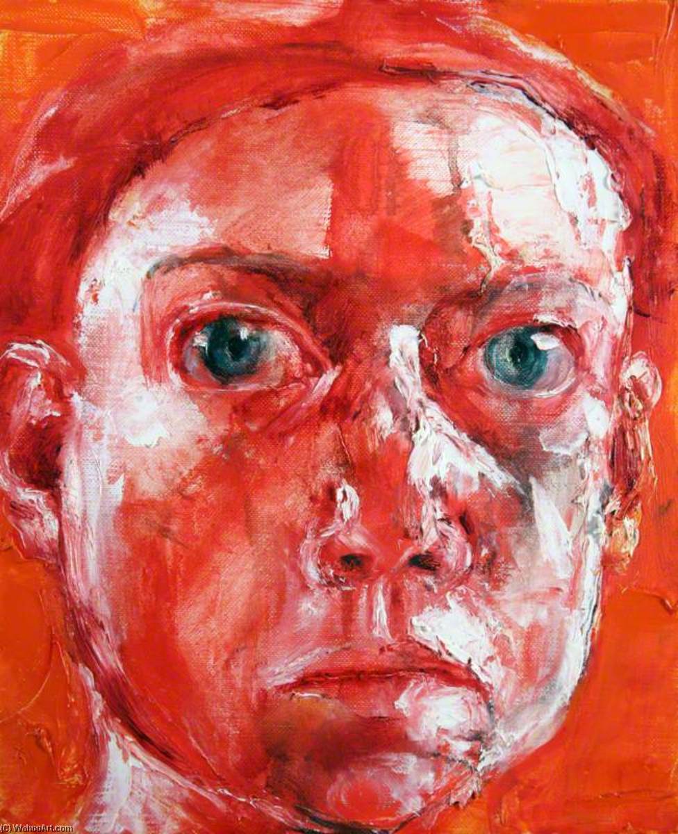 Wikioo.org - The Encyclopedia of Fine Arts - Painting, Artwork by Shani Rhys James - Head III (Self Portrait)