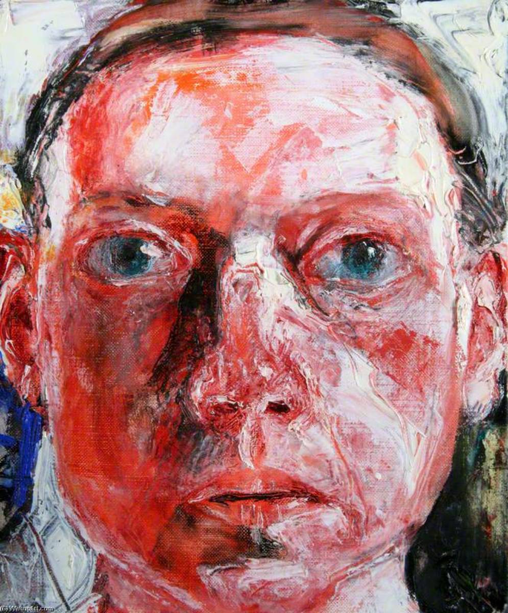 Wikioo.org - The Encyclopedia of Fine Arts - Painting, Artwork by Shani Rhys James - Head I (Self Portrait)