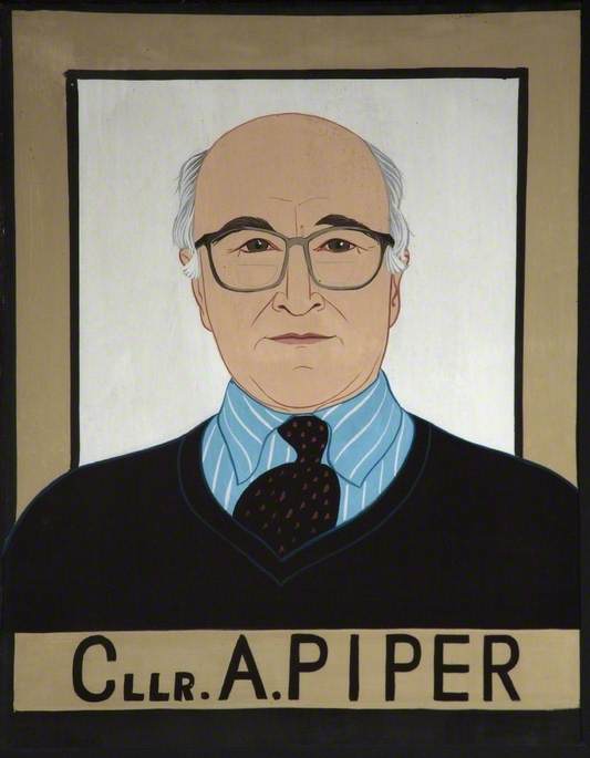 WikiOO.org - Encyclopedia of Fine Arts - Maalaus, taideteos Anthony Wilson Piper - Councillor A. Piper (b.1935)