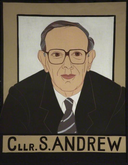 WikiOO.org - Encyclopedia of Fine Arts - Maalaus, taideteos Anthony Wilson Piper - Councillor S. Andrew (b.1935)