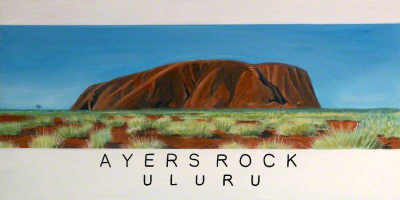 Wikioo.org - The Encyclopedia of Fine Arts - Painting, Artwork by Antonia Phillips - 'Dreams of Australia' Series, Ayers Rock