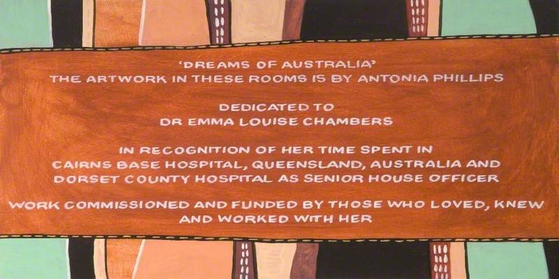 Wikioo.org - The Encyclopedia of Fine Arts - Painting, Artwork by Antonia Phillips - 'Dreams of Australia' Series, Dedication