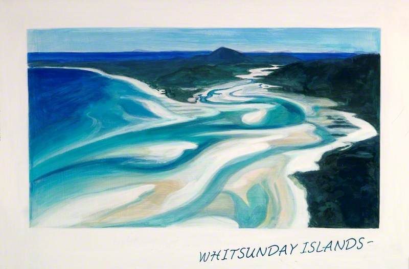 WikiOO.org - Encyclopedia of Fine Arts - Lukisan, Artwork Antonia Phillips - 'Dreams of Australia' Series, Whitsunday Islands