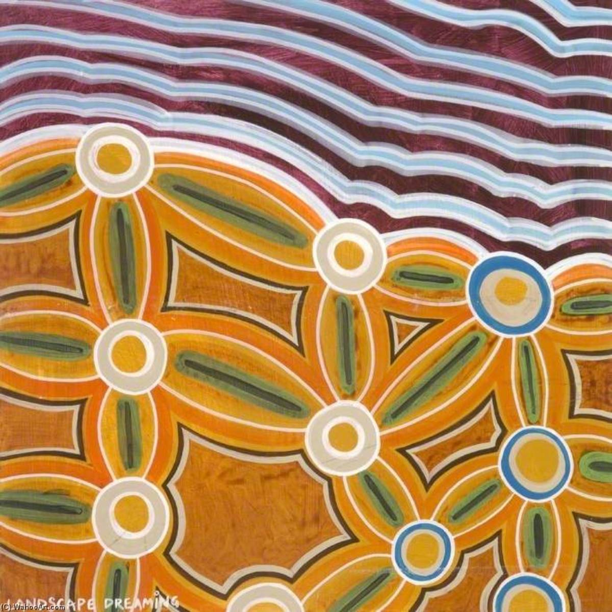 Wikioo.org – L'Enciclopedia delle Belle Arti - Pittura, Opere di Antonia Phillips - 'Dreams di Australia' Serie , paesaggio sognando