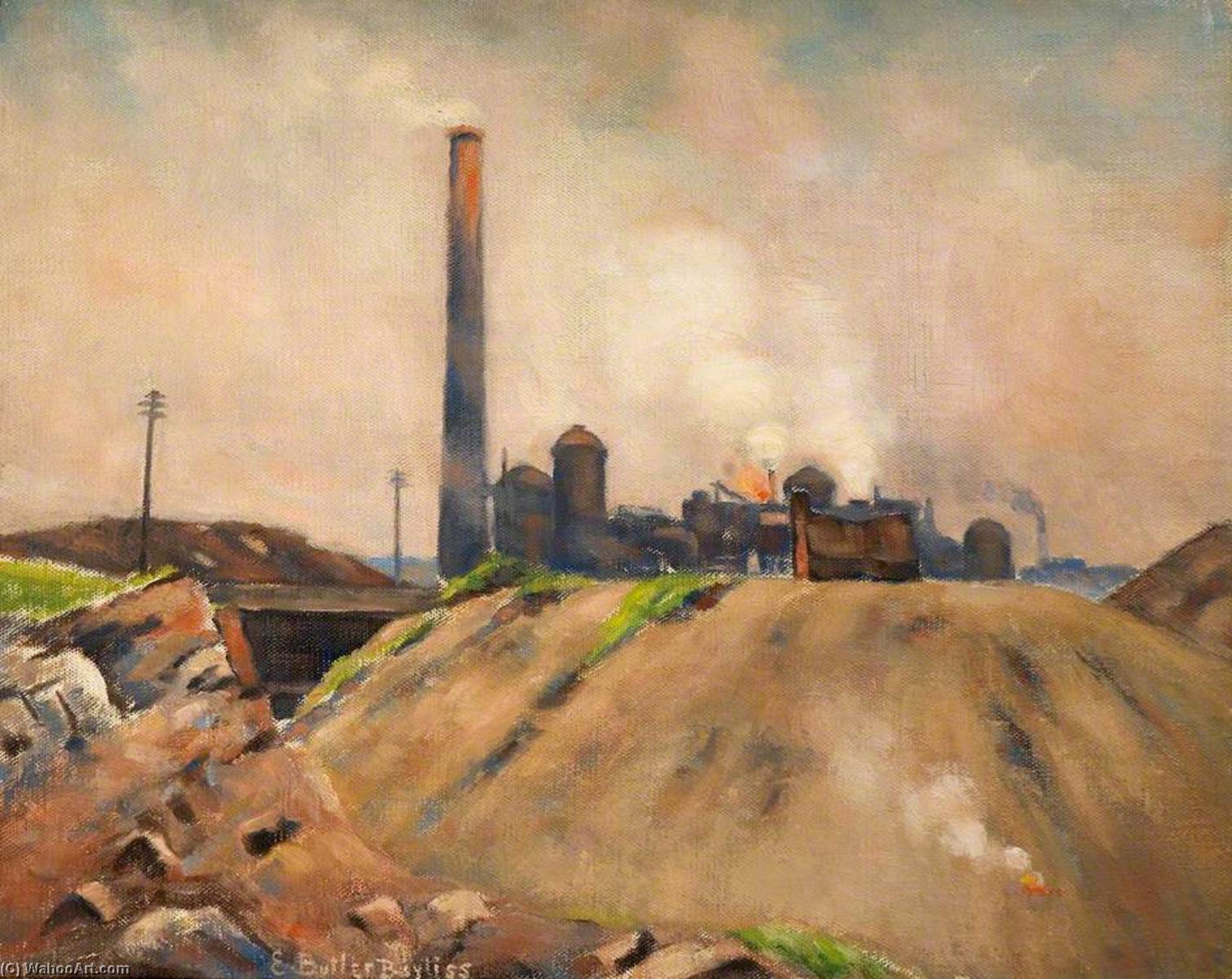 Wikioo.org - The Encyclopedia of Fine Arts - Painting, Artwork by Edwin Butler Bayliss - Capenfield Furnaces
