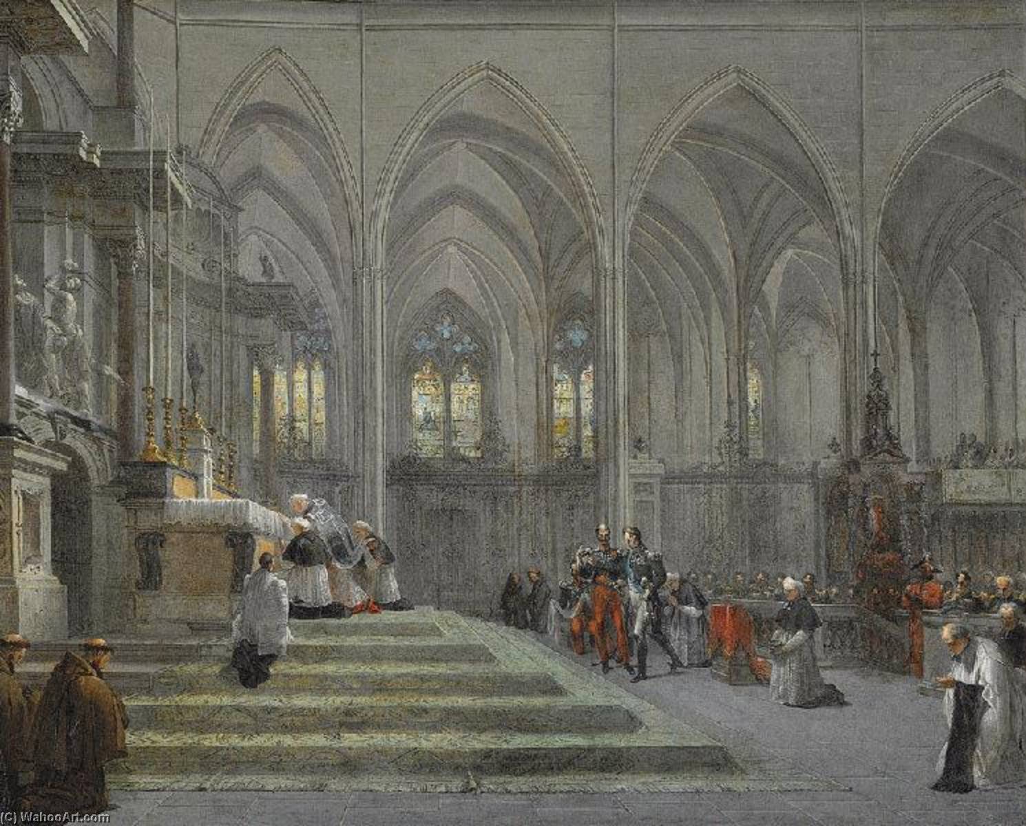 Wikioo.org – L'Encyclopédie des Beaux Arts - Peinture, Oeuvre de Roques Joseph - La Communion du duc d'Angoulême