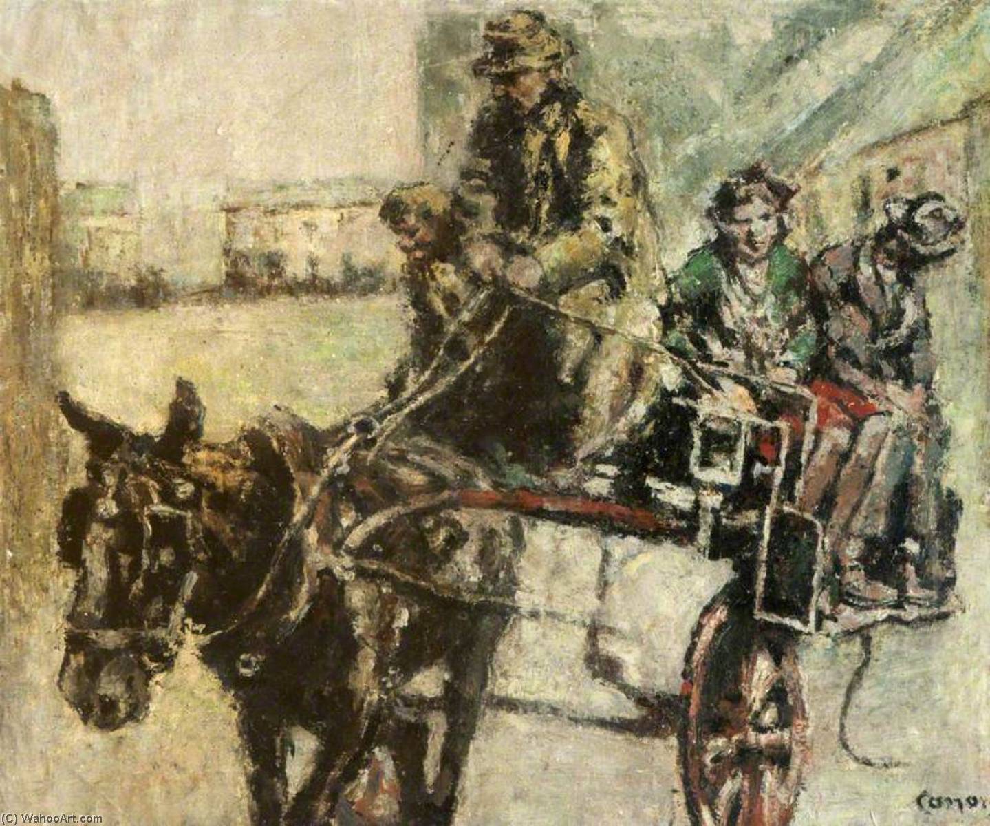 Wikioo.org - The Encyclopedia of Fine Arts - Painting, Artwork by William Conor - Jaunting Car
