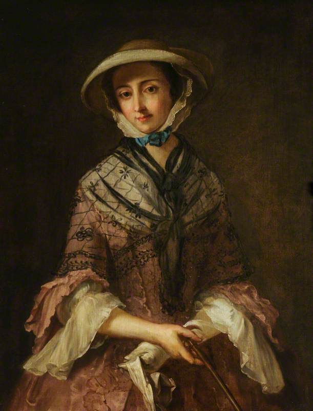Wikioo.org - The Encyclopedia of Fine Arts - Painting, Artwork by Philippe Mercier - Margaret 'Peg' Woffington (1714 –1760)