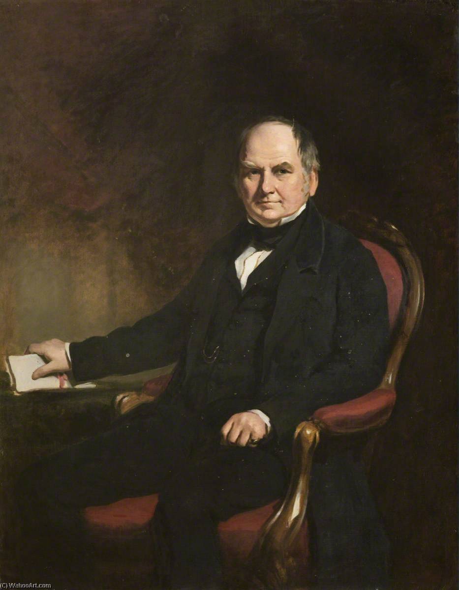 Wikioo.org - The Encyclopedia of Fine Arts - Painting, Artwork by Colvin Smith - Portrait of Alexander Currie, Esq., Advocate, Sheriff of Banffshire (1835–1856)