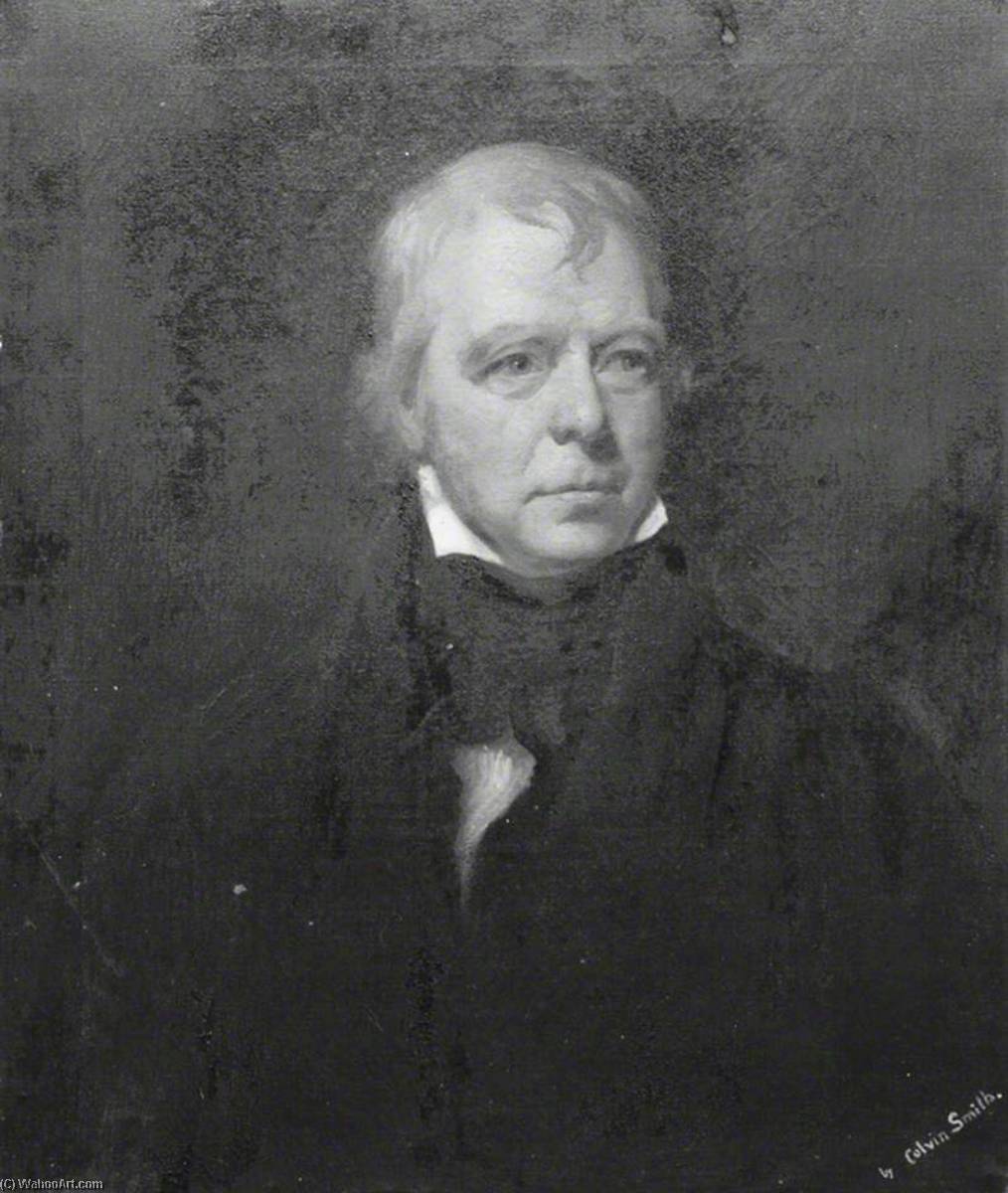 Wikioo.org - The Encyclopedia of Fine Arts - Painting, Artwork by Colvin Smith - Sir Walter Scott (1771–1832), Novelist and Poet