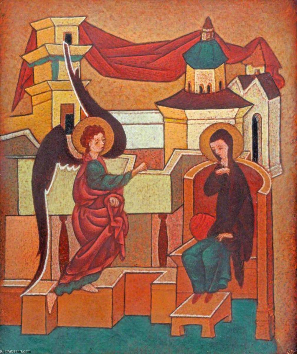 Wikioo.org - The Encyclopedia of Fine Arts - Painting, Artwork by John Downton - The Annunciation